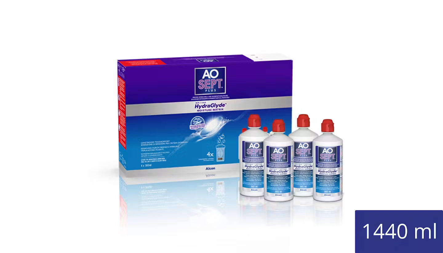 Alcon AOSEPT® PLUS mit HydraGlyde 4 X 360 ml