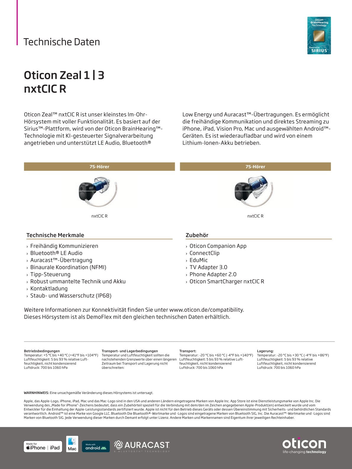 Oticon Zeal nxtCIC R  2026
