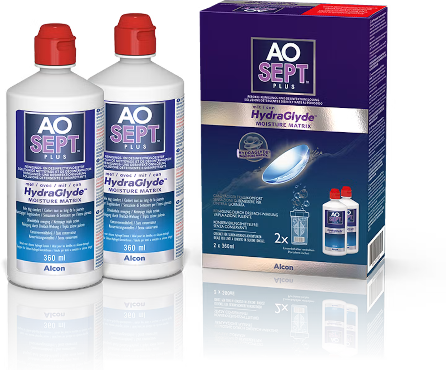 Alcon AOSEPT® PLUS mit HydraGlyde 2 X 360 ml